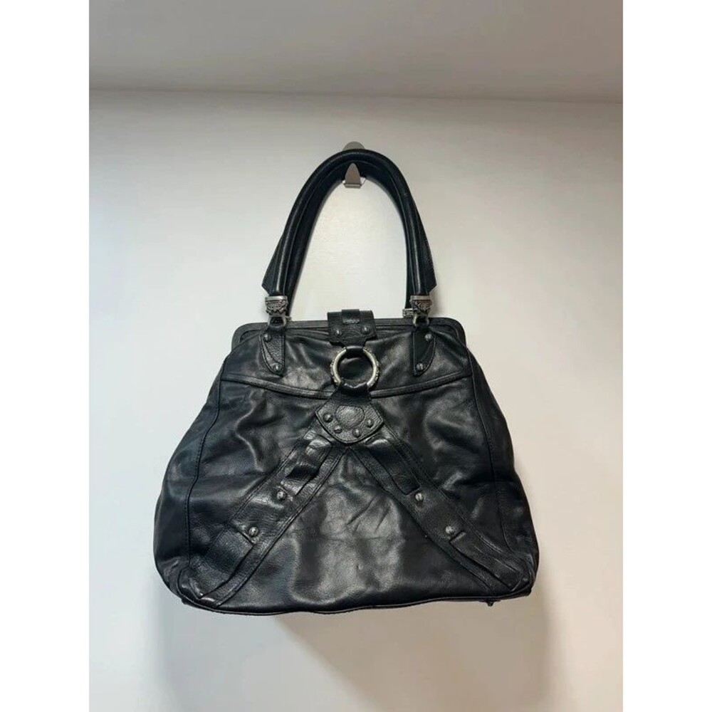 Frye bowling bag style handbag, black